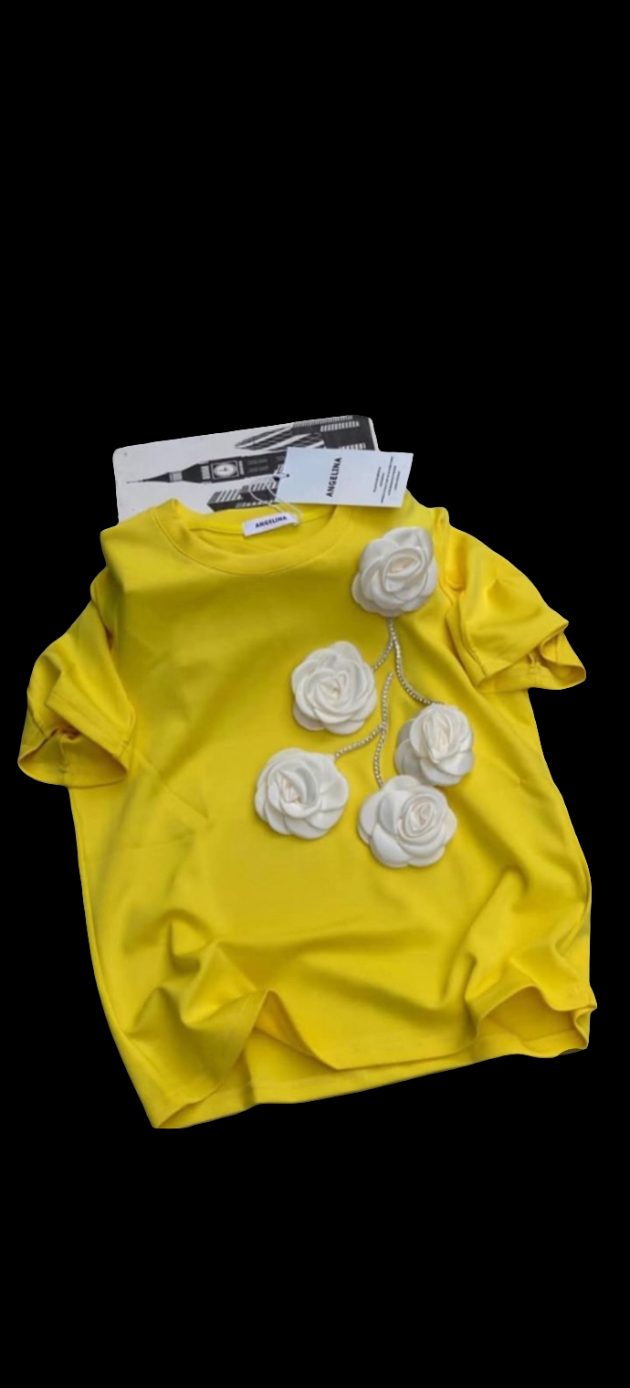 Blossom Charm 3D Floral Top