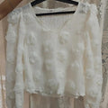Premium jute fabric flower top