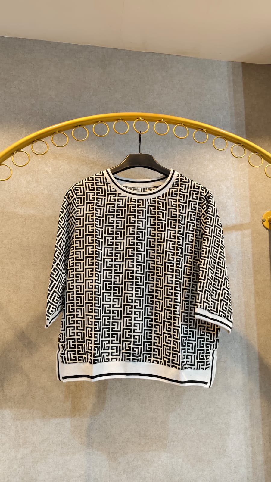 Summer Digital print round neck top