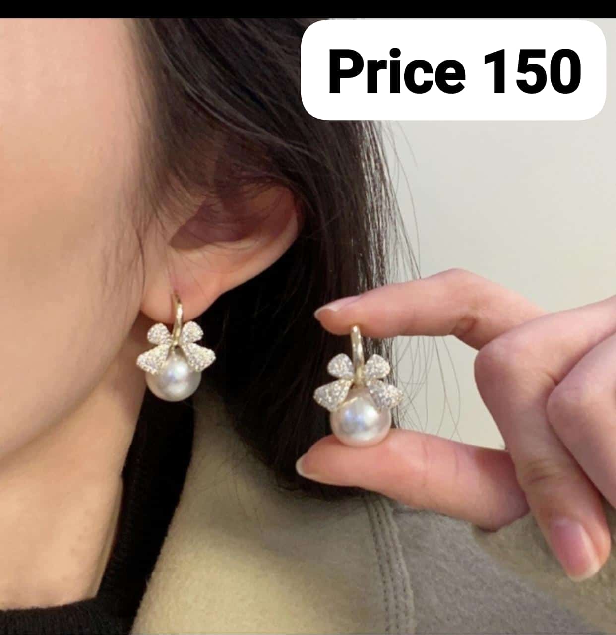 Elegant Pearl Drop Earrings