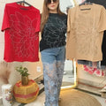 Bloom Sequin Statement Tee