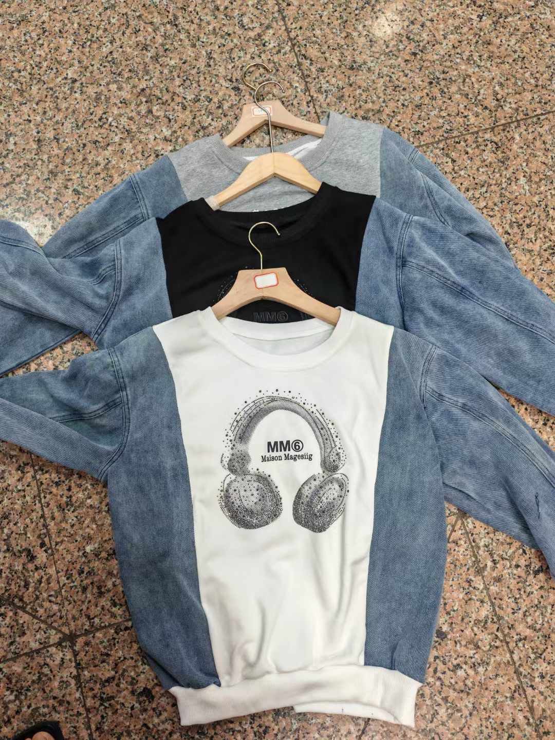 Denim full sleeve top
