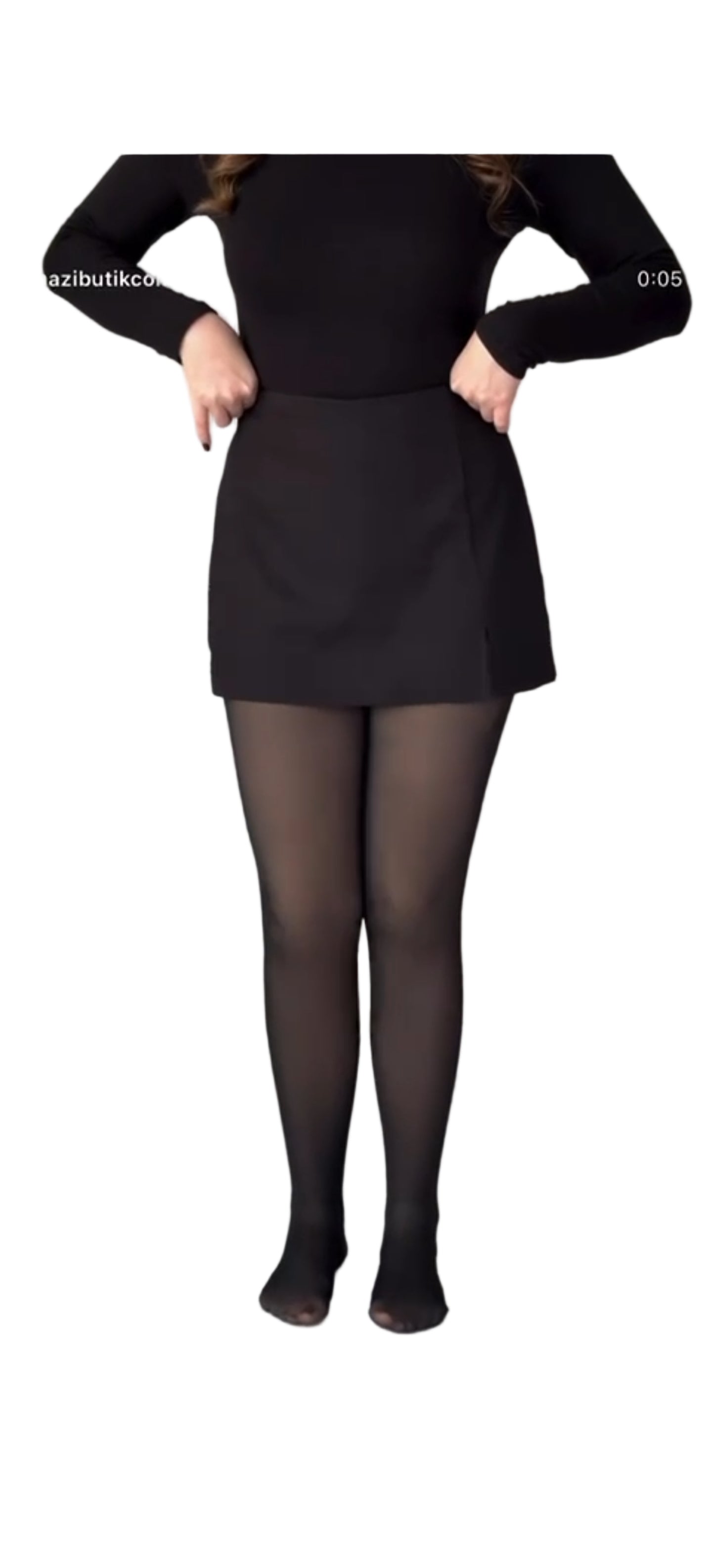 "Winter Warmth Dual-Tone Stockings"