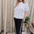 Lace cotton shirt