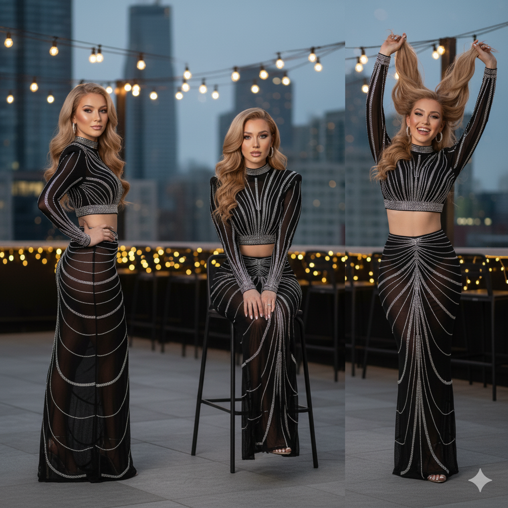 Beautiful Embellished cordset