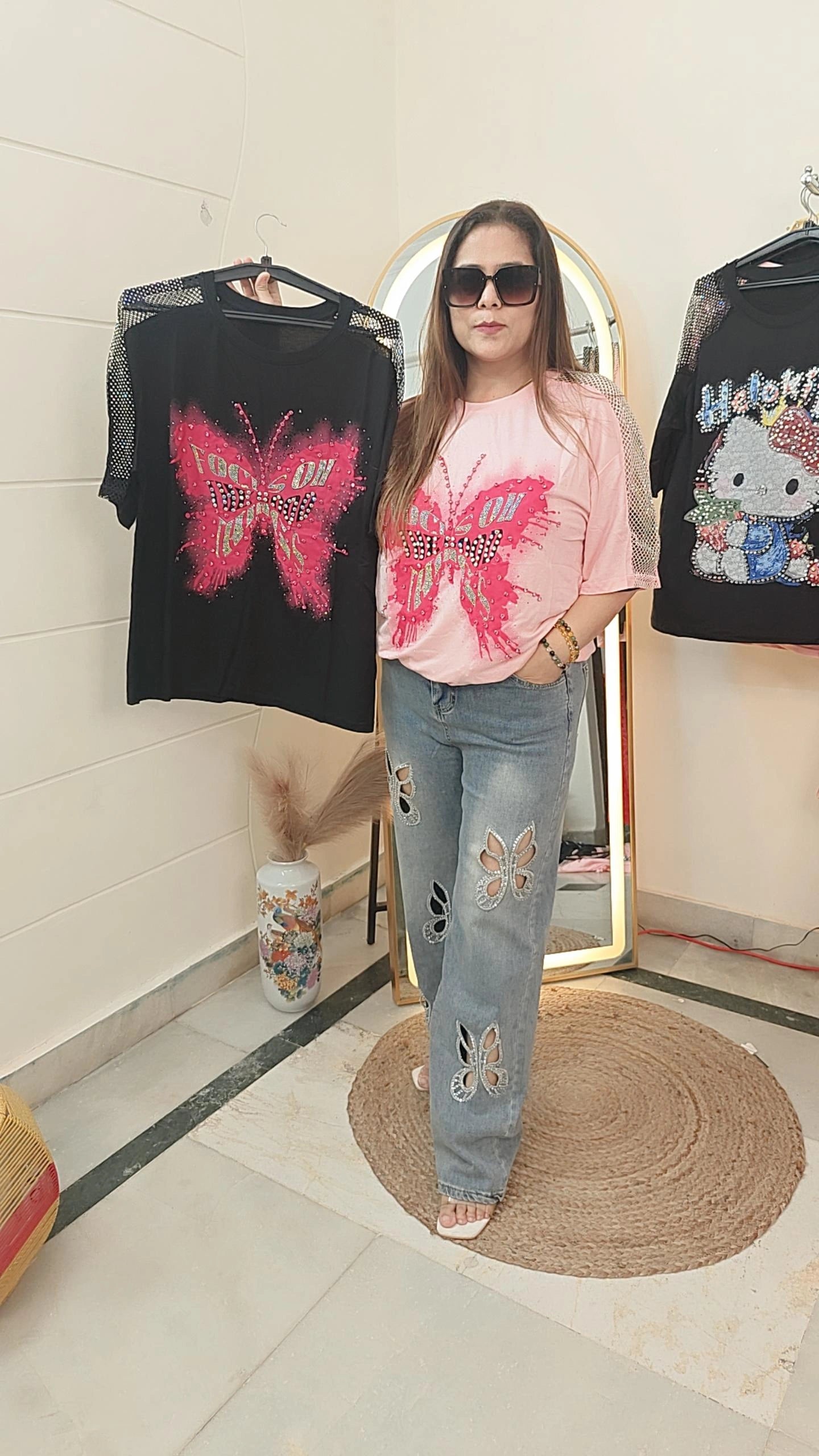 Butterfly Sparkle Tee – Fly High in Style!