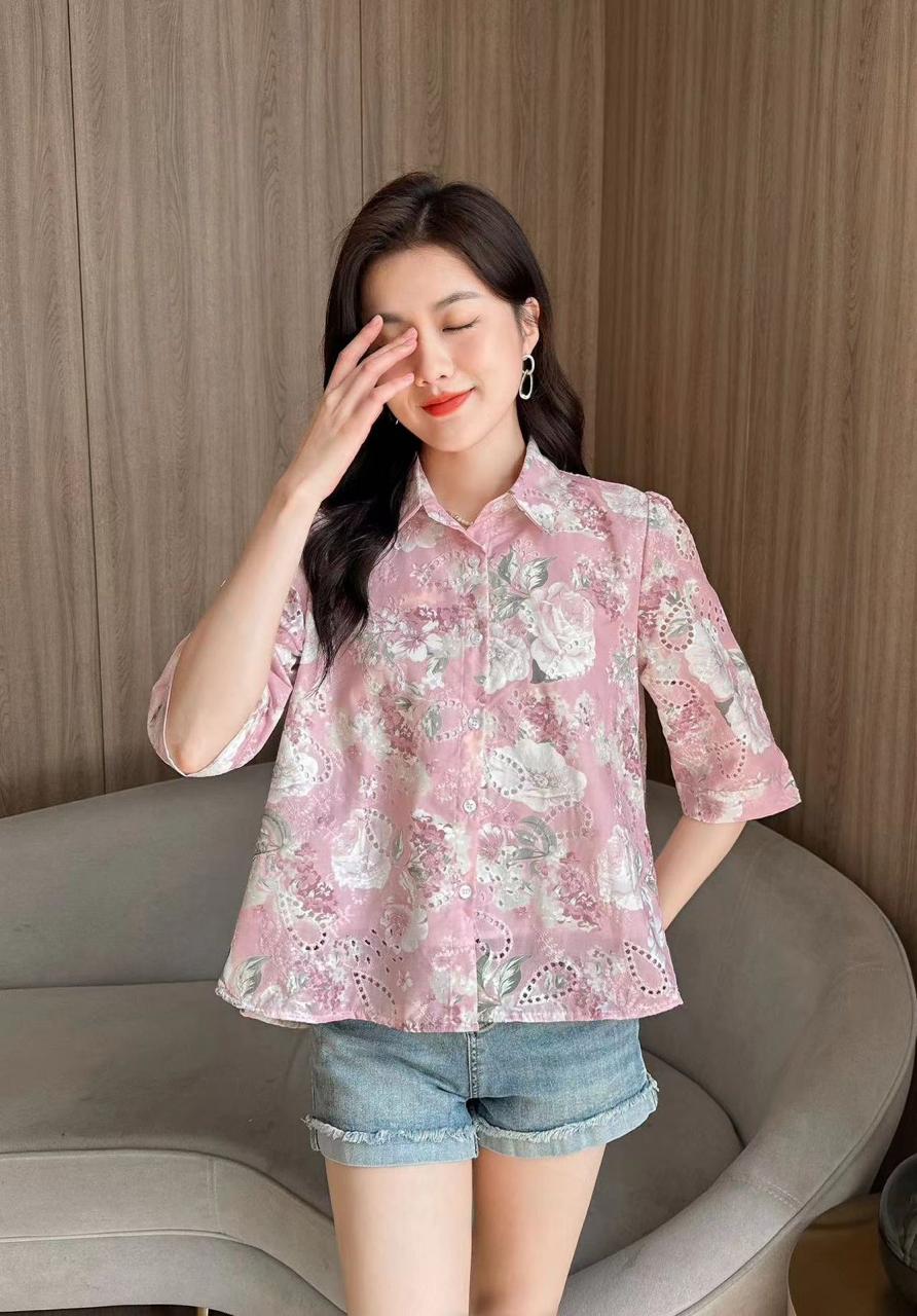 Vintage Garden Lace Shirt