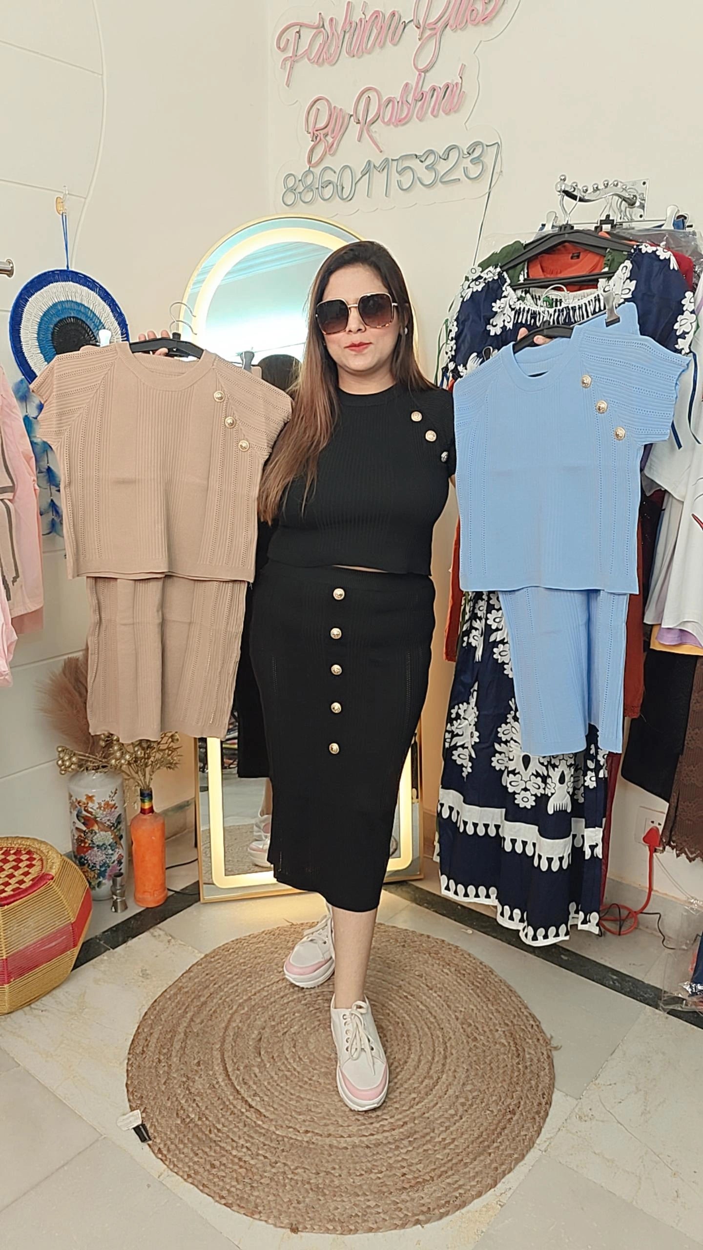 Boss Babe Chic – Knitted Co-ord Perfection