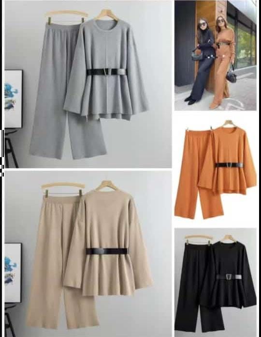 Premium winter cordset with belt