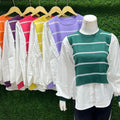 Smart trendy shirt round neck