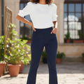 Women High Waist Classic Bellbottoms..
