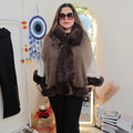 Winter stole / ponchu dual shade free size