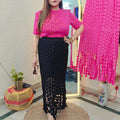 Chic & Trendy: Boho Glam Statement Skirt