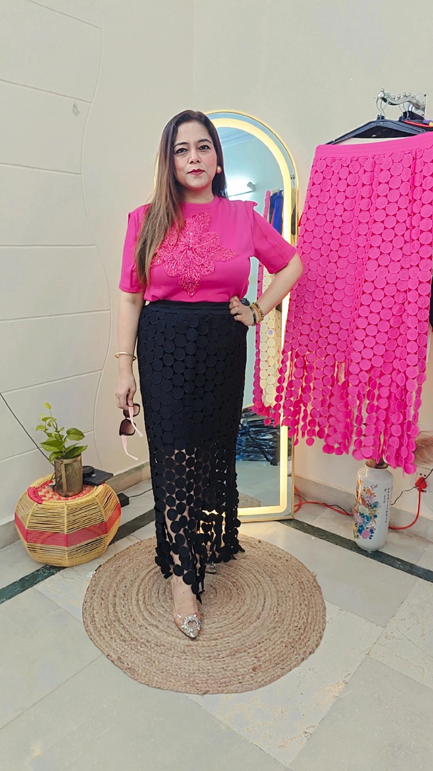 Chic & Trendy: Boho Glam Statement Skirt