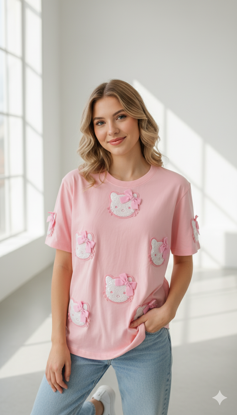 Hello Cute  Kitty tees cuteness overloaded