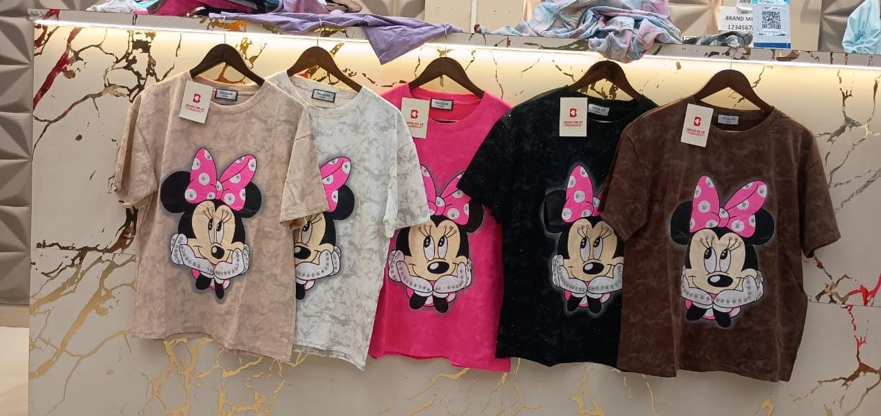 Adorable Minnie Mouse Tees: Cute and Chic in Trendy Tie-Dye Shades!