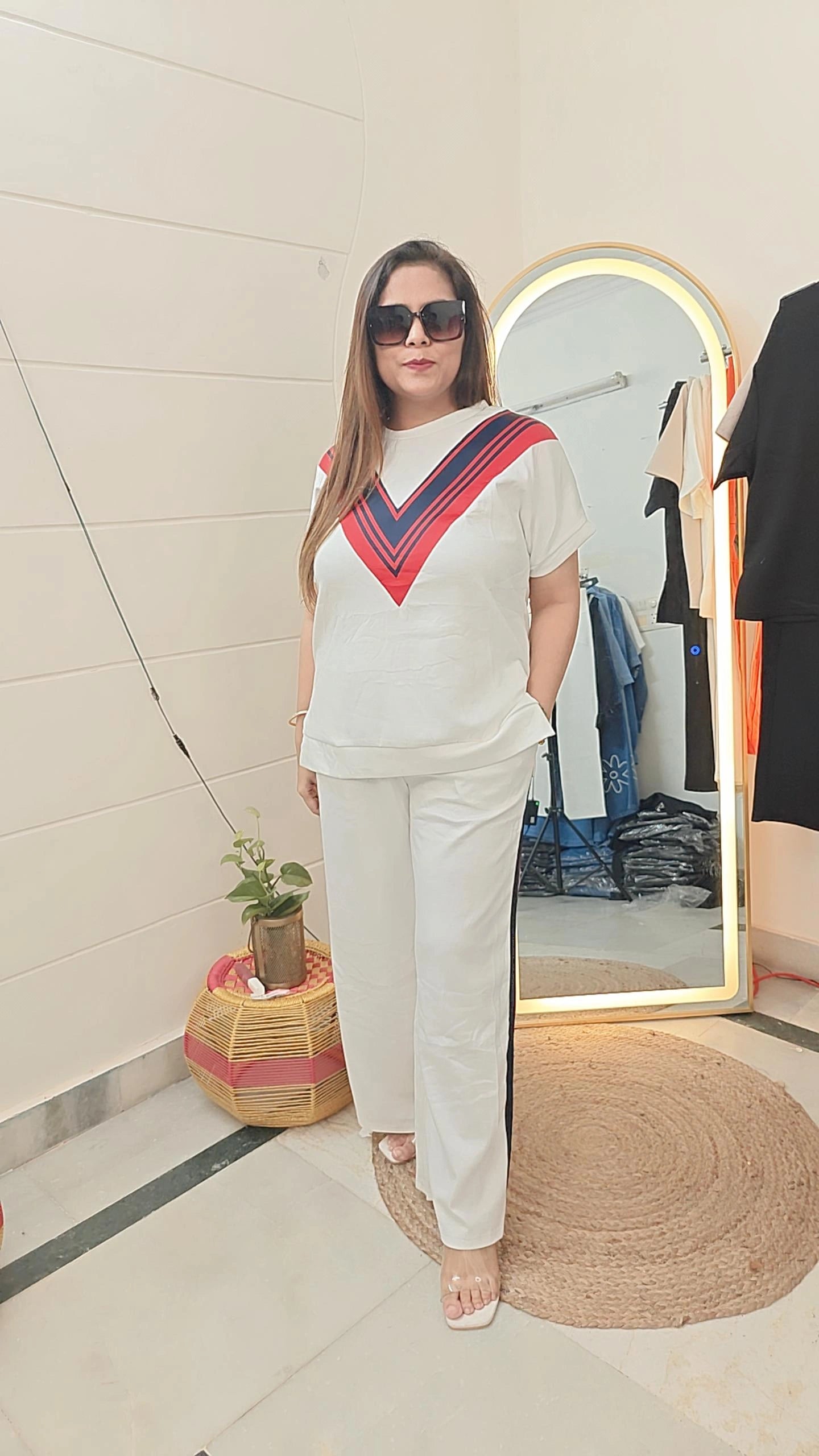 "Sporty Luxe  Ensemble Cordset "