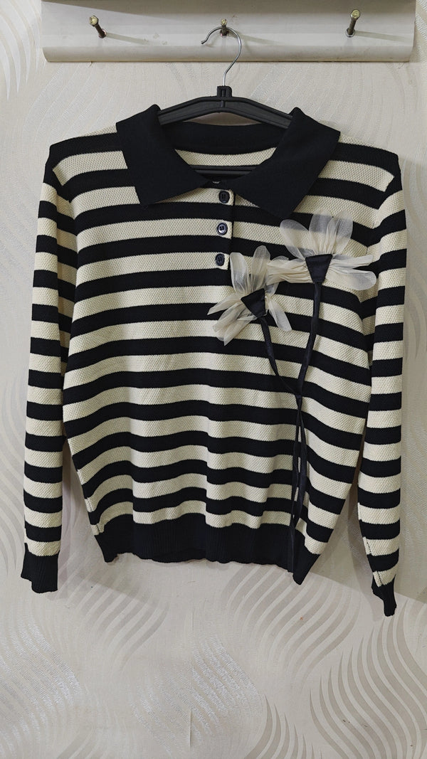 Pre winter collar full sleeve top