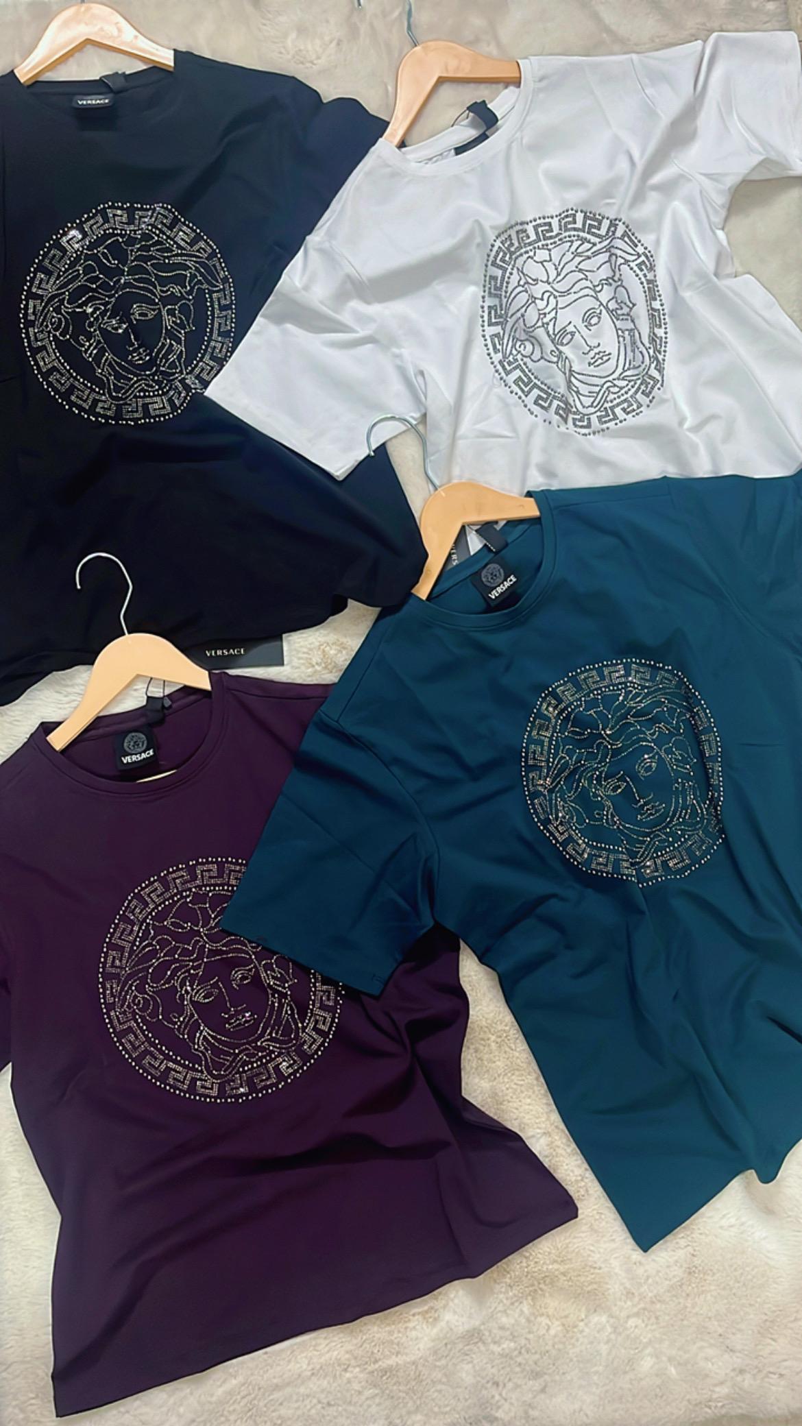 Iconic Luxury Crystal Embellished Tees