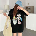 Floral Love Oversized T-Shirt - Casual Chic Vibes
