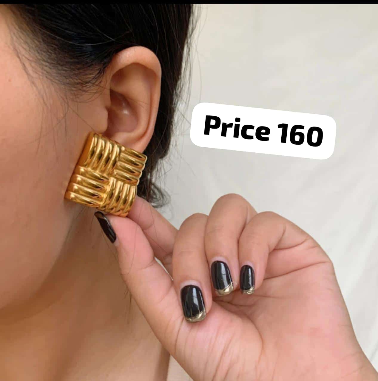 Bold Gold Statement Earrings