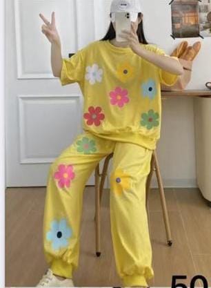 Trendy floral co-ord set for a bold and playful look