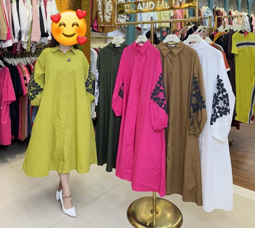 Statement Shirt Dress