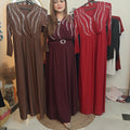 "Elegant Evening Gowns in Stunning Shades – Red, Maroon & Blue ✨"