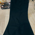 Denim A line Skirt black