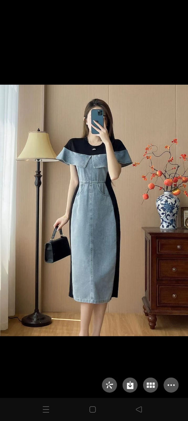 Denim dress