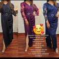 Designer drape maxi gown