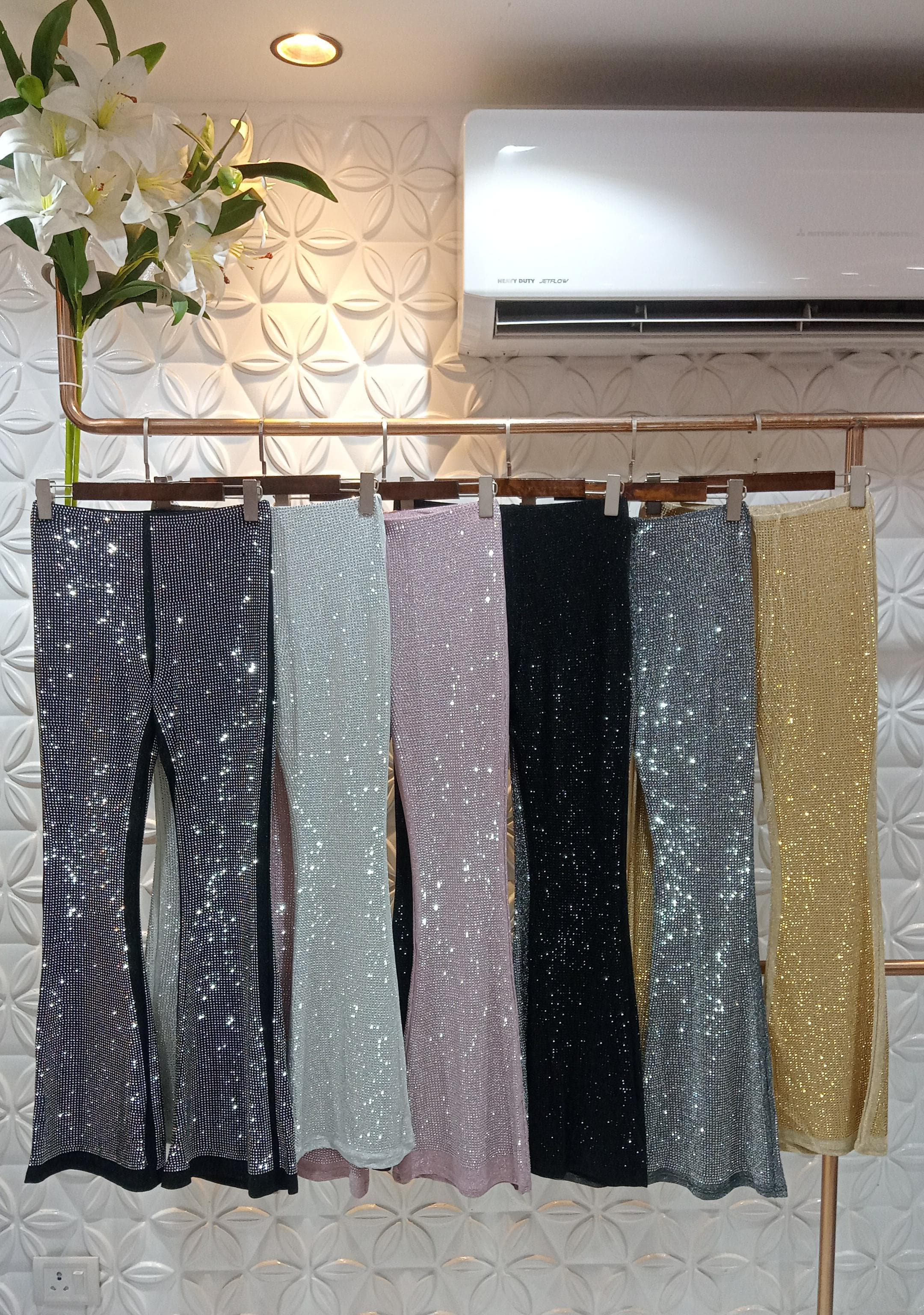 "Glitter Glam Bell-Bottoms"