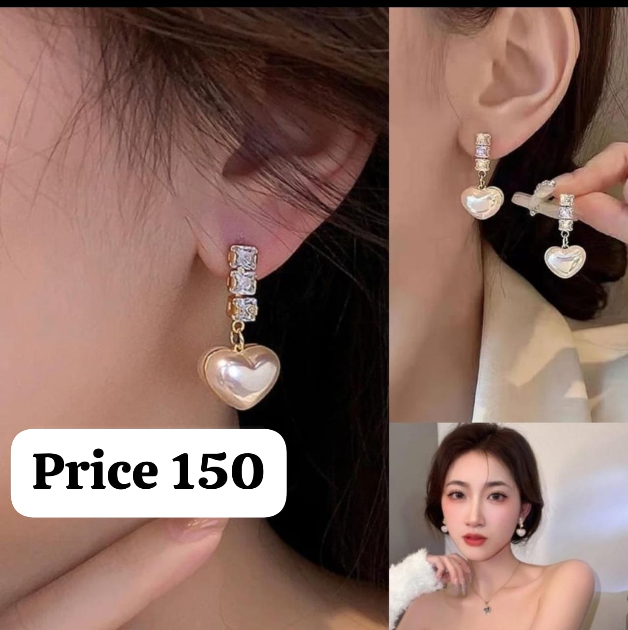 Romantic Heart Earrings – Affordable & Stylish!