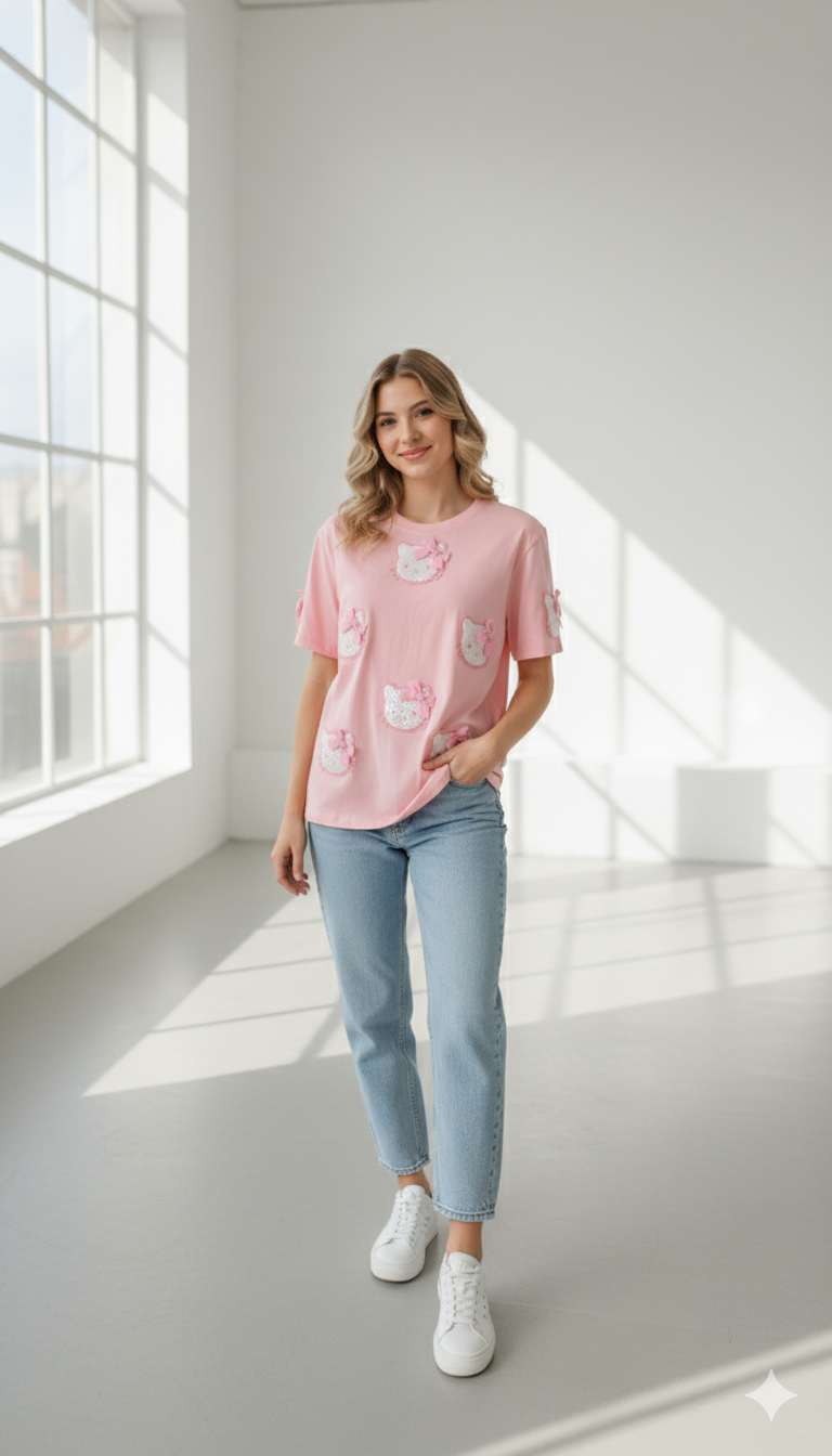 Hello Cute  Kitty tees cuteness overloaded