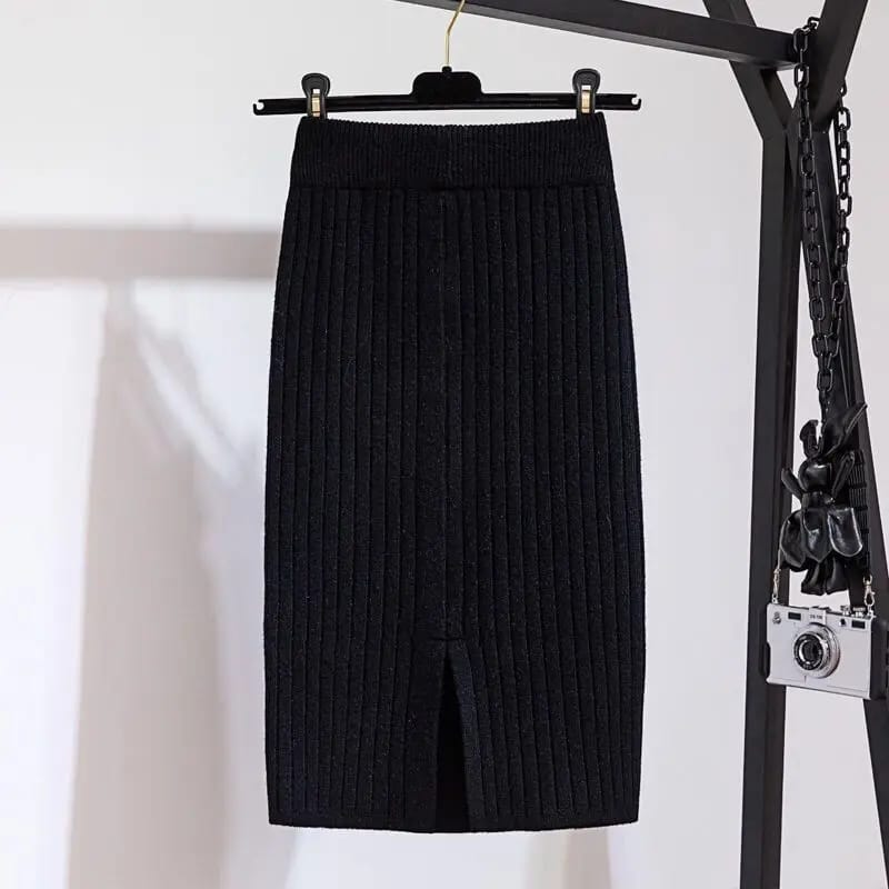 Premium Winter Woolen Slit Skirts