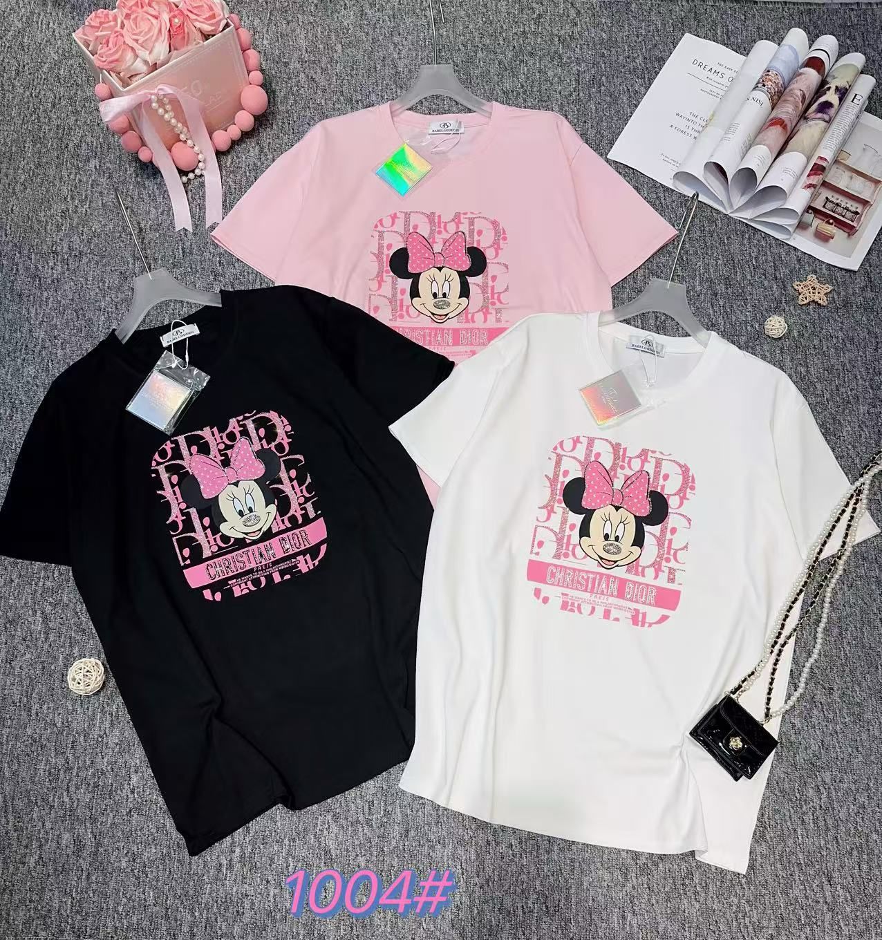 "Chic Minnie Graphic Tee",