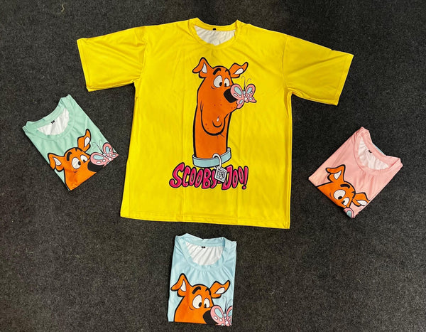 Scooby doo funky tshirt drop shoulder