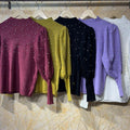 "Stylish n chic Winter pearl detailing top"