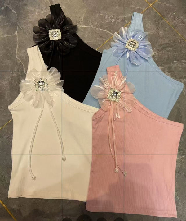 Bloom Babe One-Shoulder Tops