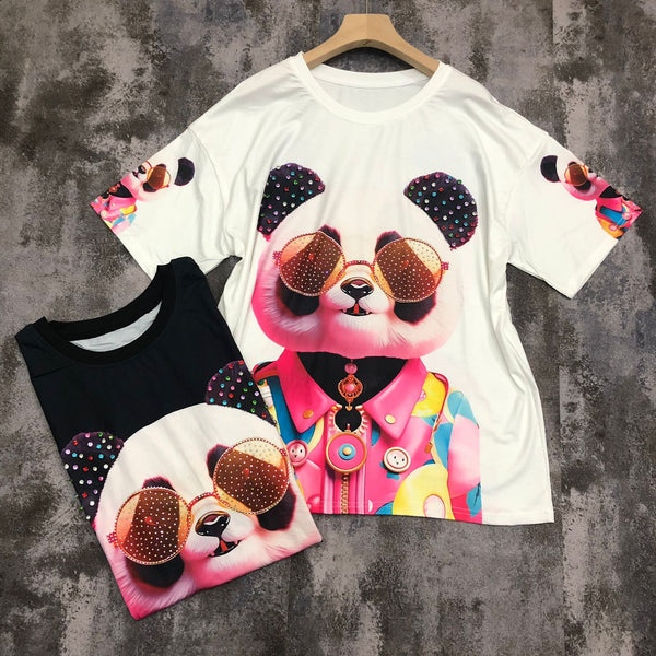 Panda Imported Embellished Tshirt top