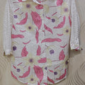 Summer cotton chikenkari shirt