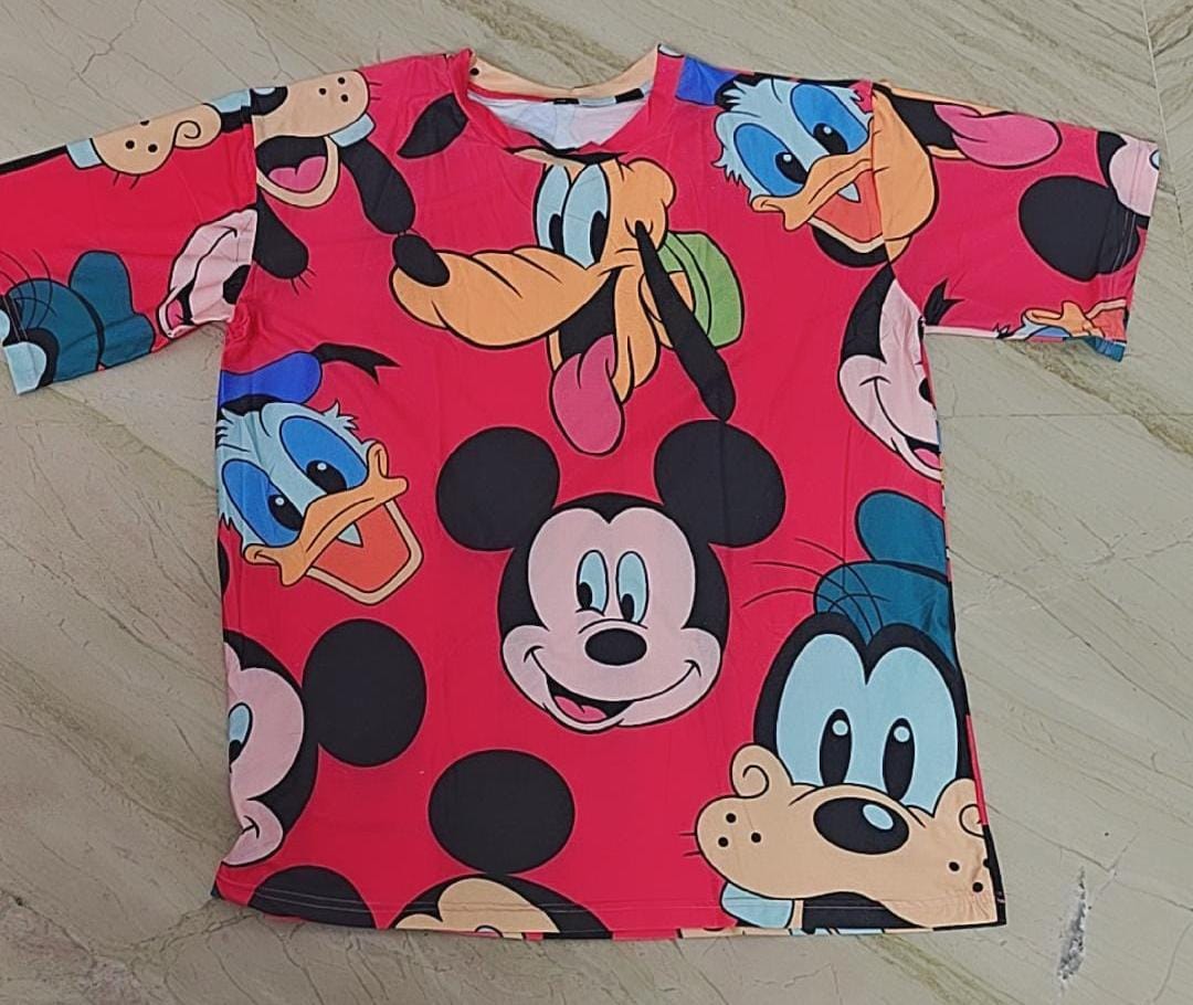 Disney multicolour baggy tshirts
