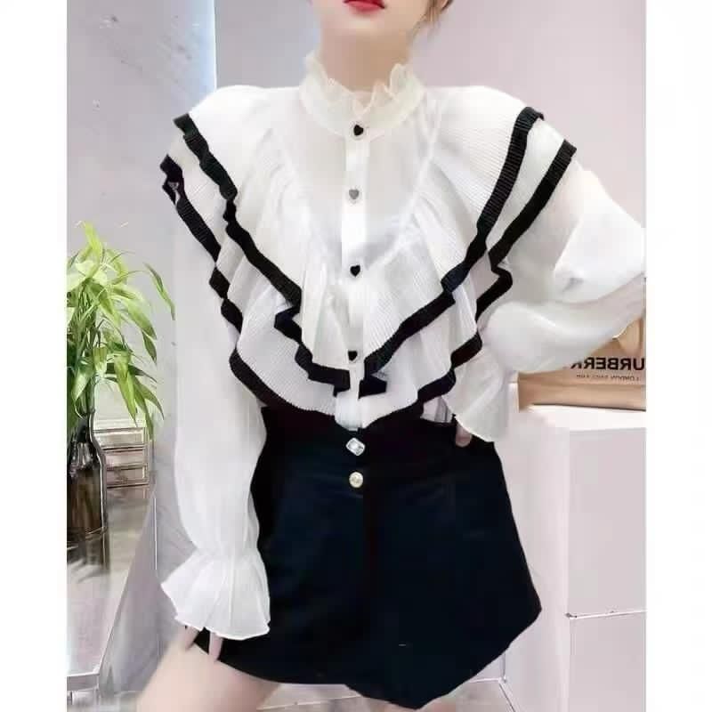 Chic and Classy ruffle shirt