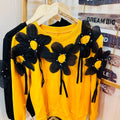 Stylish flower top full sleeve