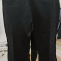 Women stylish high waist bellbottom pant with work