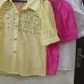 Premium cutwork shirts