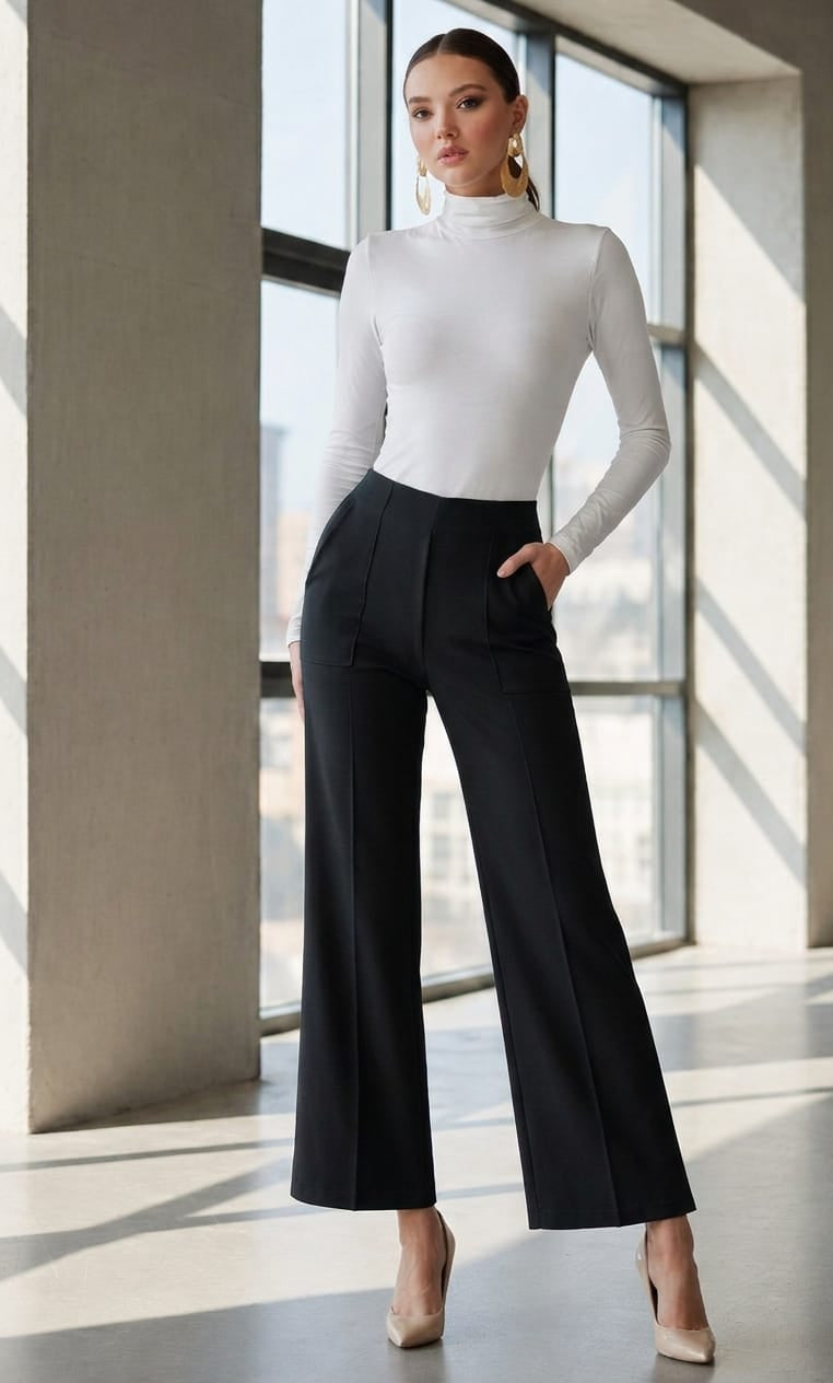 Power Fit High-Waist Culottes