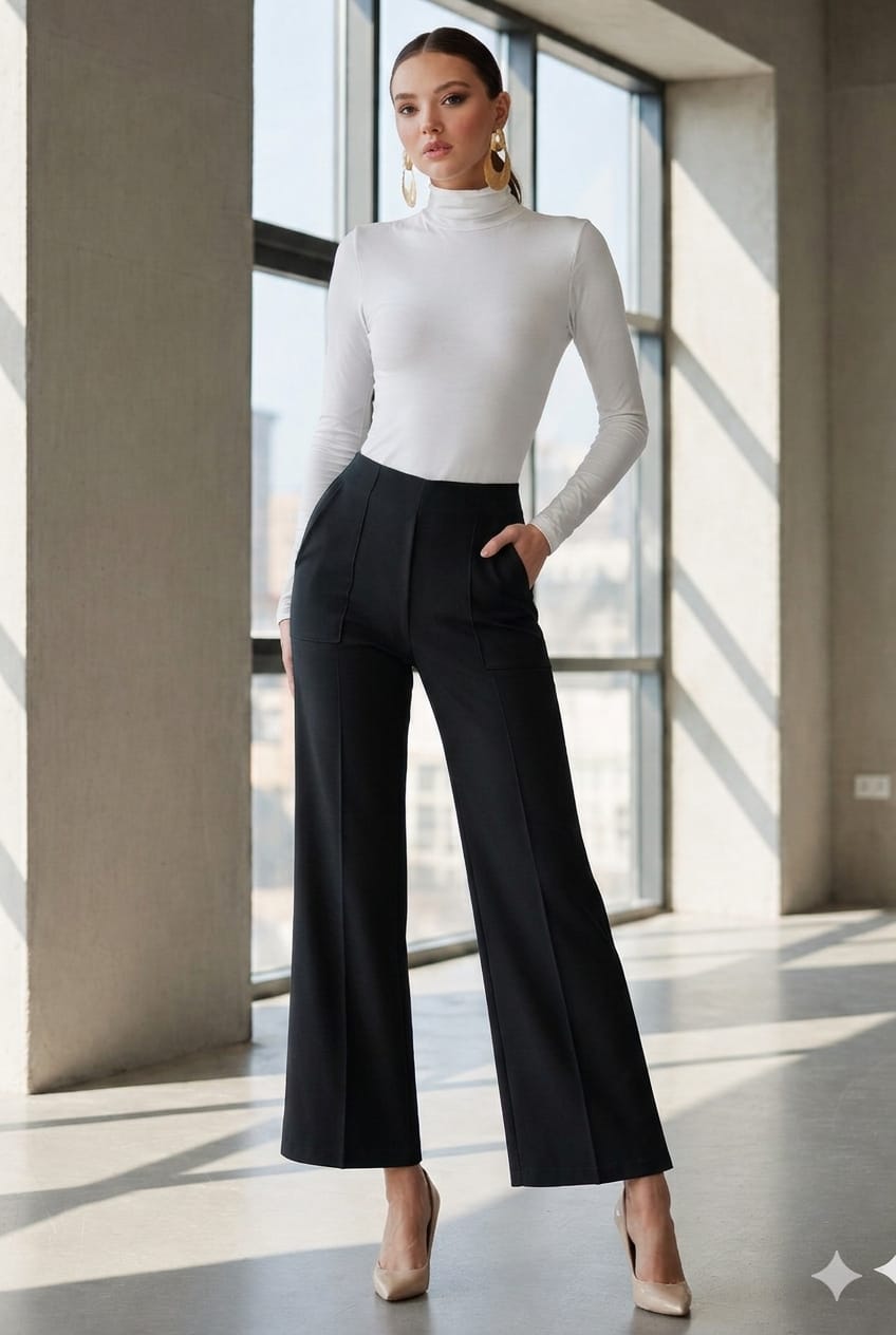 Power Fit High-Waist Culottes