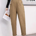 Corduroy ankel length pant free size