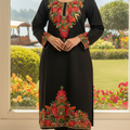 Royal Threads of Kashmir – Elegant Floral Phiran Series